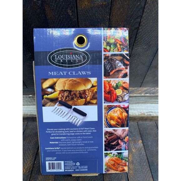 Louisiana Grills Meat Claws 2-Piece Stainless Steel Heavy Duty Set - Picture 6 of 6